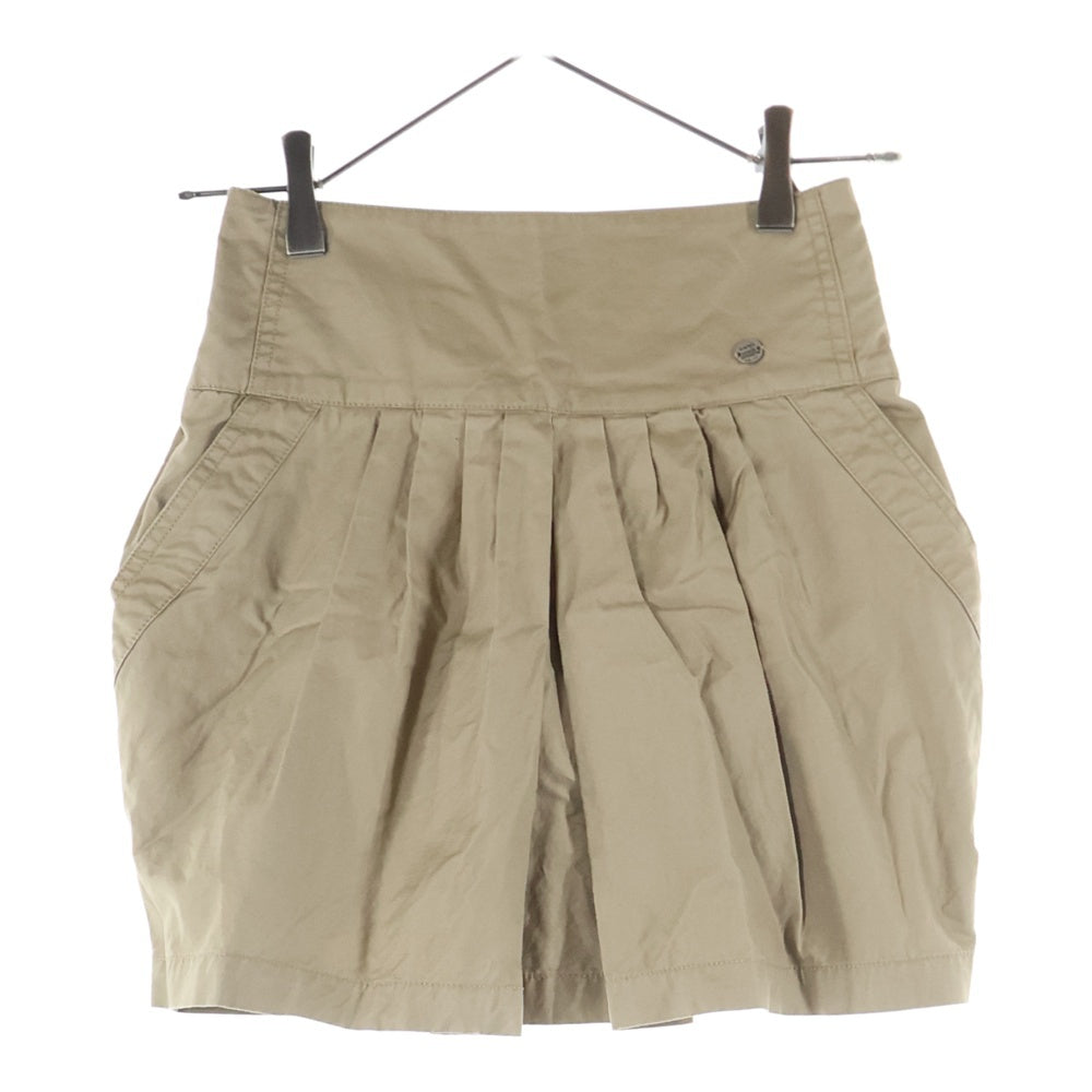 DIESEL(ディーゼル) ハイウェスト ミニスカート ベージュ レディース