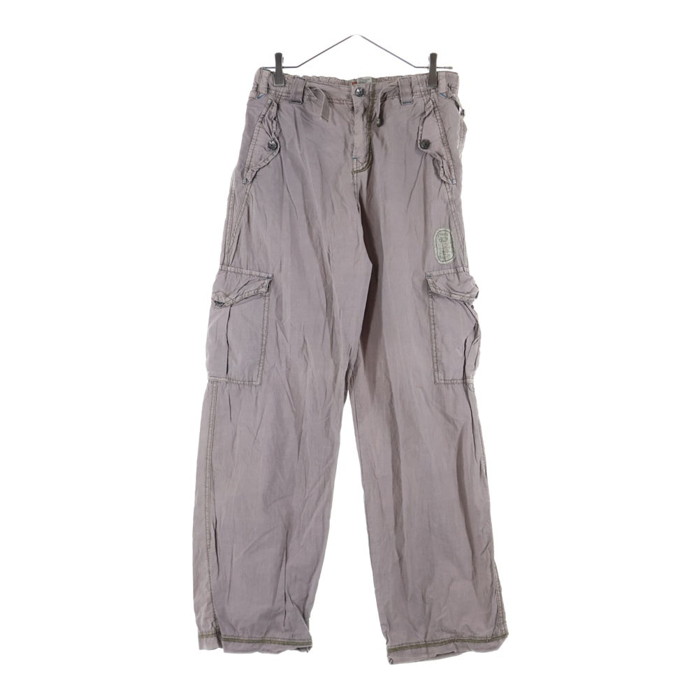 DIESEL(ディーゼル) フロントロゴ カーゴパンツ グレー レディース
