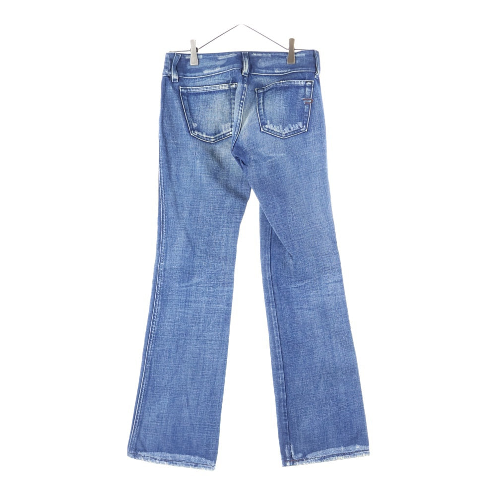 DIESEL(ディーゼル) ダメージ加工 フレアデニムパンツ ジーンズ インディゴ レディース
