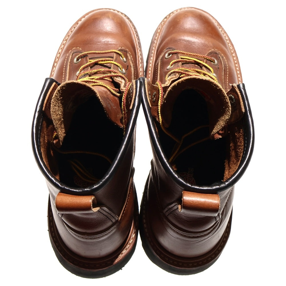 RED WING(レッド ウイング) LINE MAN ラインマン 2936 レザー ハイカット ワークブーツ ブラウン