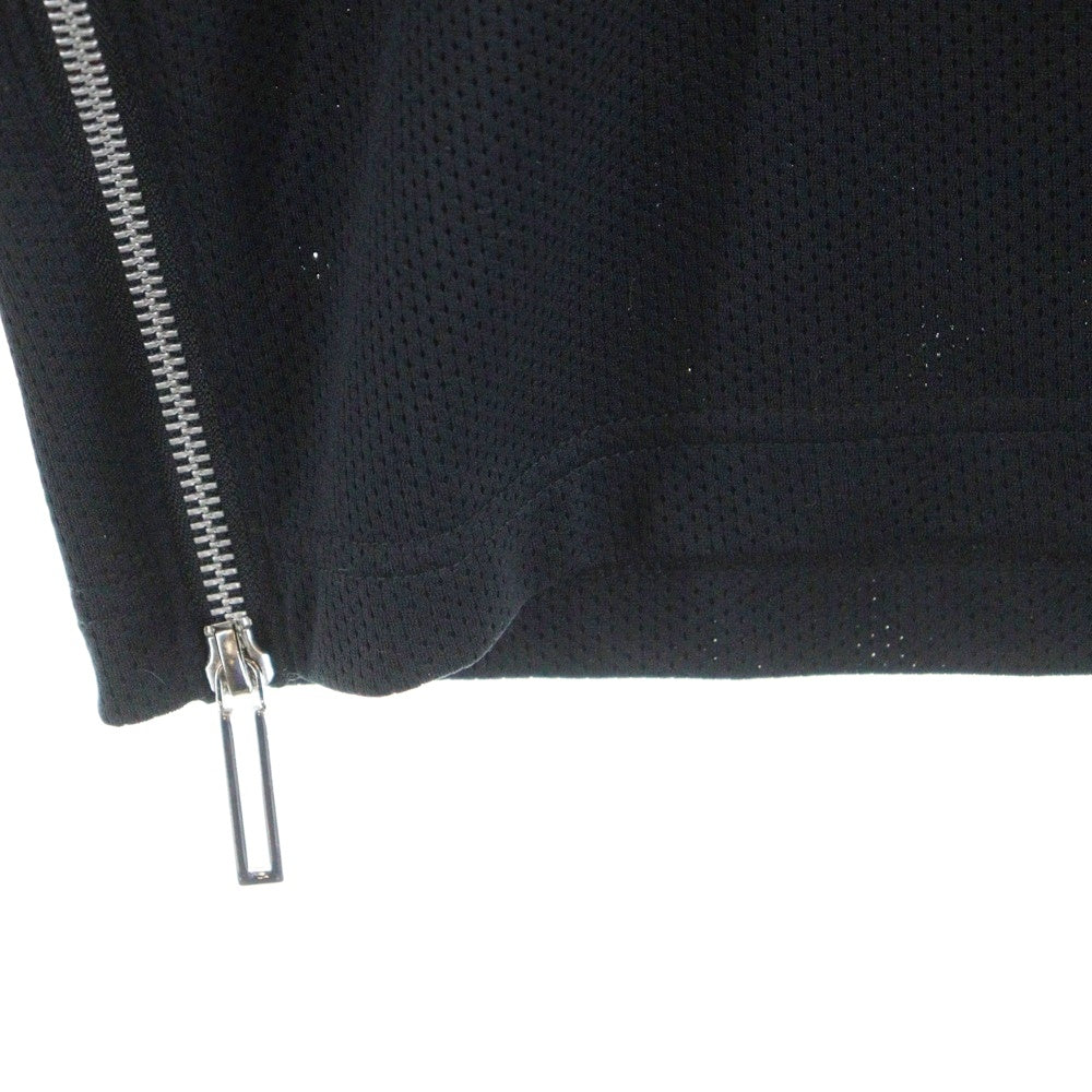 cvtvlist(カタリスト) 25SS MESH GAME SHIRT Vネック ロゴ パッチ メッシュ 半袖ゲームシャツ ブラック 2401050202