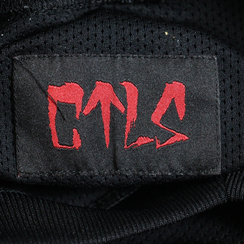 cvtvlist(カタリスト) 25SS MESH GAME SHIRT Vネック ロゴ パッチ メッシュ 半袖ゲームシャツ ブラック 2401050202