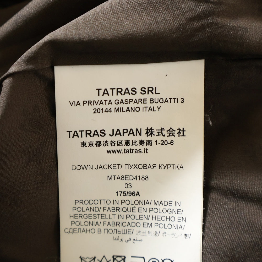 TATRAS(タトラス) Rライン MTA8ED4188 ロロピアーナ ウールダウンジャケット ダークブラウン