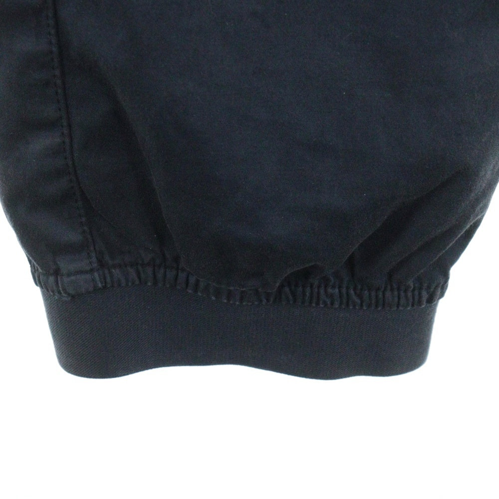 STONE ISLAND(ストーンアイランド) サイドロゴワッペン付 コットン カーゴパンツ ブラック 771531314