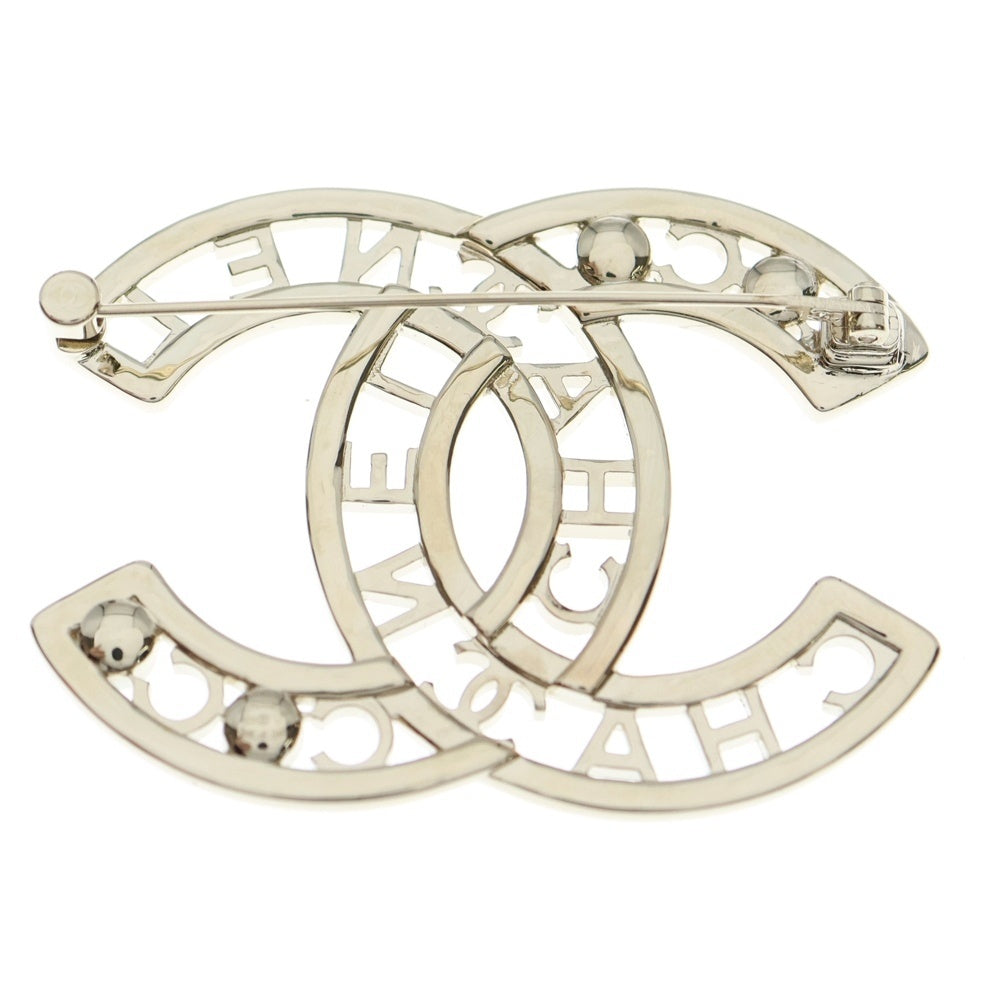 CHANEL(シャネル) ココマーク パール レゴ ブローチ ブラック/シルバー AB4879