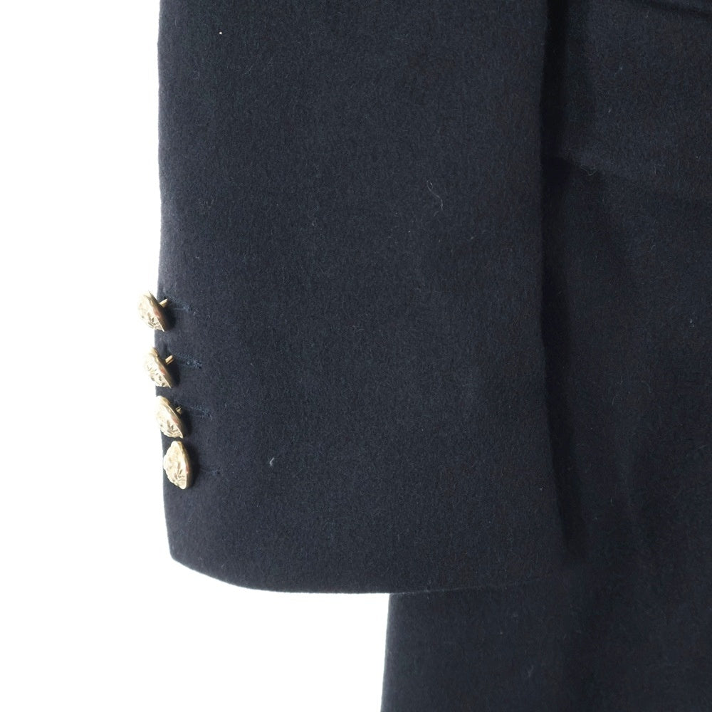 BALMAIN(バルマン) カシミヤ ロングコート レディース ブラック