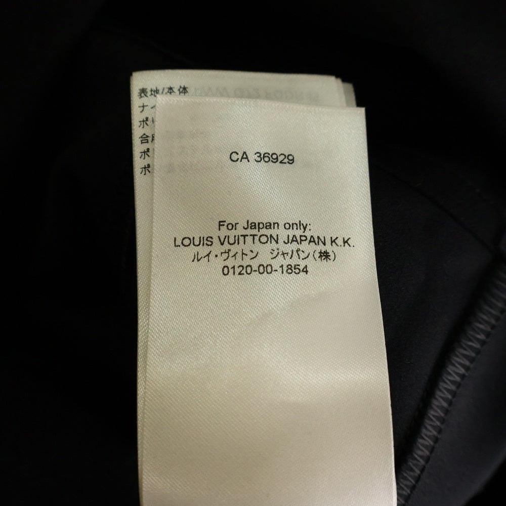 LOUIS VUITTON(ルイヴィトン) 24SS テクニカルジャージーピーターパンカラードレス 半袖ワンピース ブラック レディース RW241WW G72 FQDR45