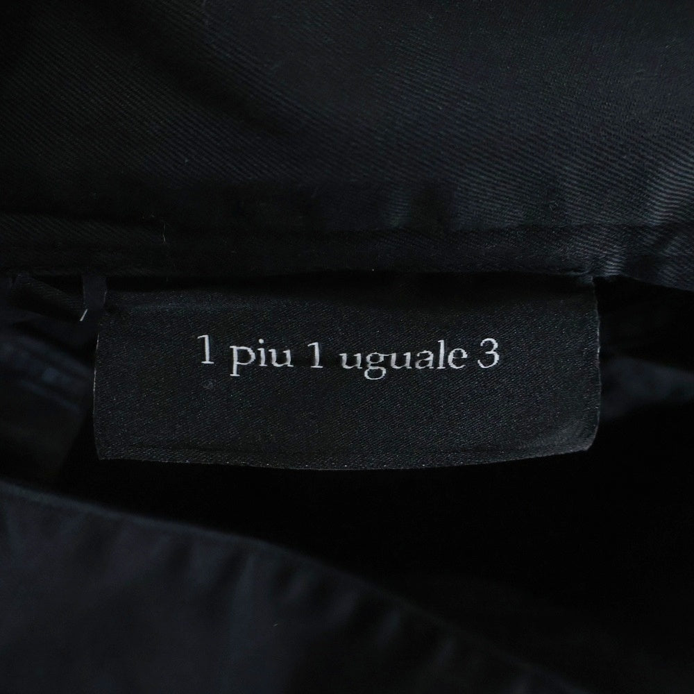 1 PIU 1 UGUALE 3(ウノピゥウノウグァーレトレ) MILITARY BY YOSHIMASA HOSHIBA GURKHA PANTS ブラックミリタリー バイ 干場義雅 グルカパンツ ブラック MRP502