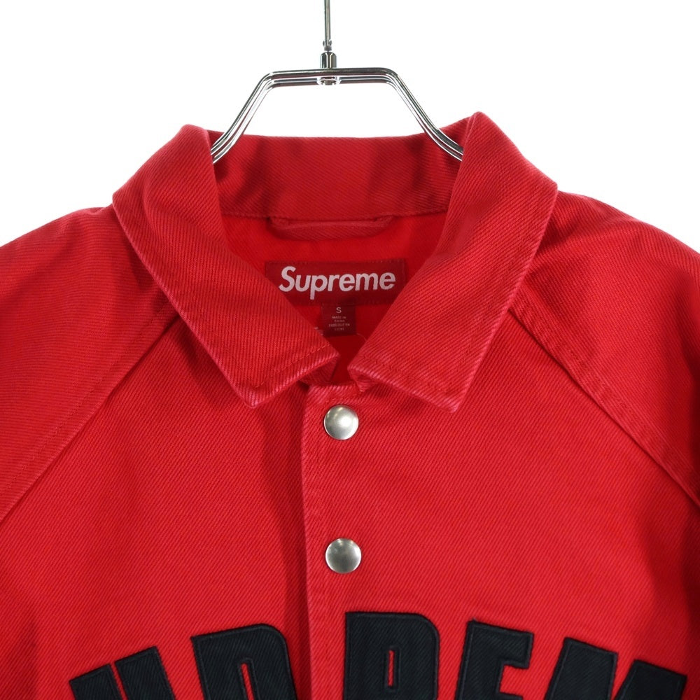 SUPREME(シュプリーム) 25SS Arc Denim Coaches Jacket アーチ デニム コーチ ジャケット ブルゾン メンズ レッド