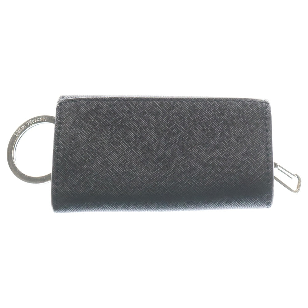 MICHAEL KORS(マイケルコース) RIVINGTON Key Holder LEATHER キーケース PVCレザー ブラック 36F4LRVK1O