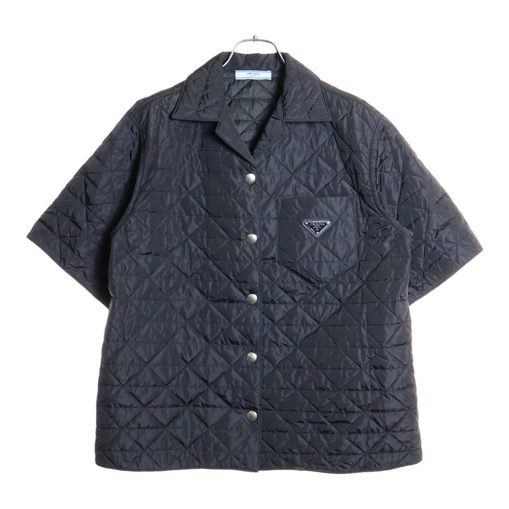 PRADA(プラダ) Re-Nylon 三角ロゴプレート ナイロン 半袖シャツ 