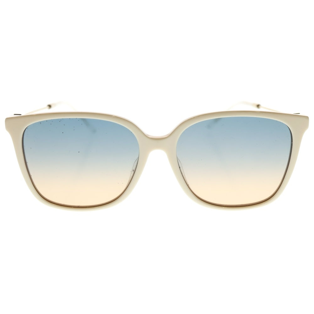 KENZO(ケンゾー) ウェリントン メタルフレーム サングラス ホワイト/ゴールド KZ40150I