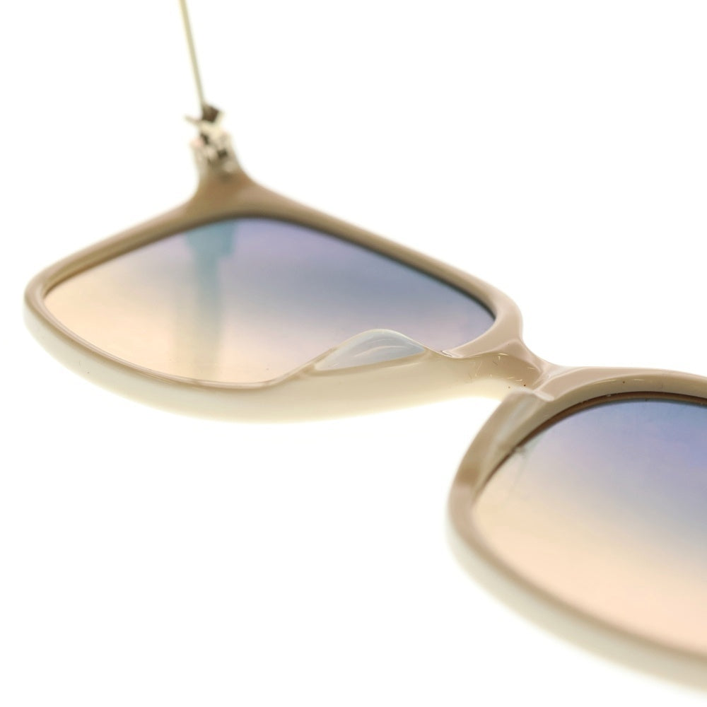 KENZO(ケンゾー) ウェリントン メタルフレーム サングラス ホワイト/ゴールド KZ40150I