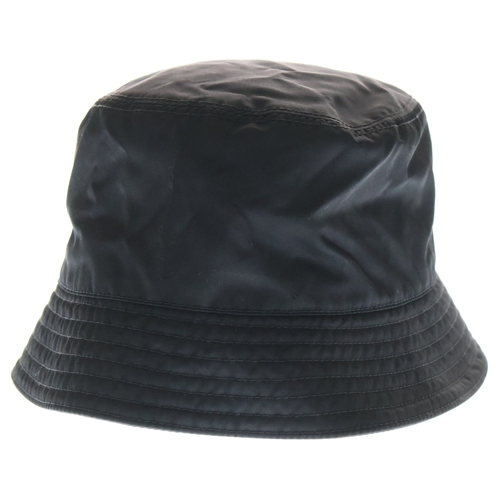 PRADA(プラダ) 三角ロゴプレート Re-Nylon リナイロン バケットハット ブラック 1HC137 2DMI