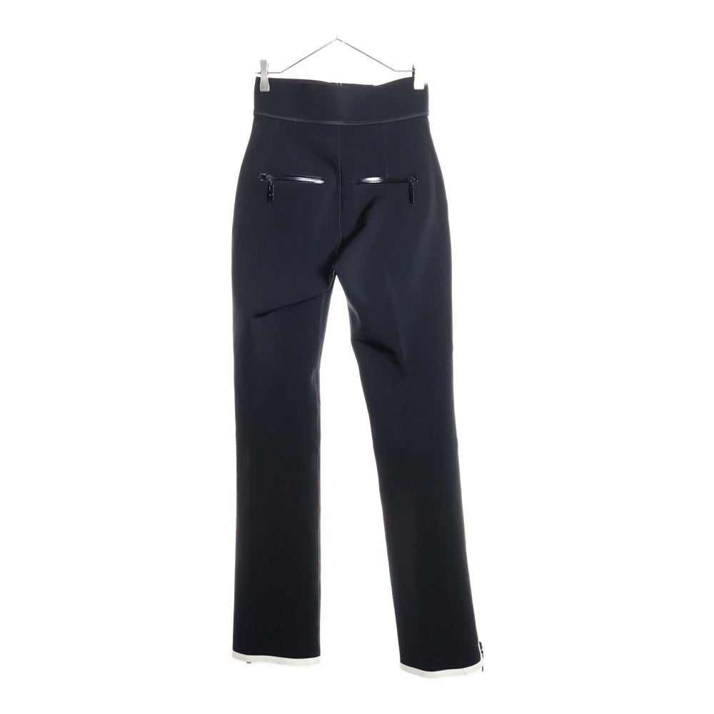 LOUIS VUITTON(ルイヴィトン) 22SS LVジップ ストレッチ ストレートパンツ ブラック RW221A G72 FMTR97 レディース