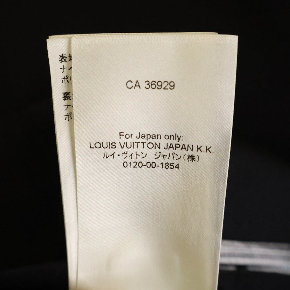 LOUIS VUITTON(ルイヴィトン) 22SS LVジップ ストレッチ ストレートパンツ ブラック RW221A G72 FMTR97 レディース