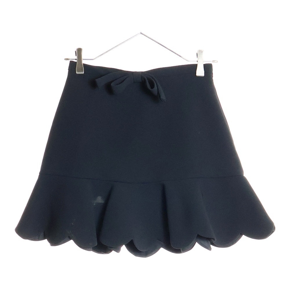 miumiu(ミュウミュウ) リボン装飾 マーメイドミニスカート ブラック レディース MG1424