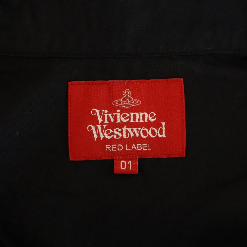 Vivienne Westwood Red Label(ヴィヴィアンウエストウッドレッドレーベル) ハートカッティング 長袖シャツブラウス ブラック レディース 16-11-811003