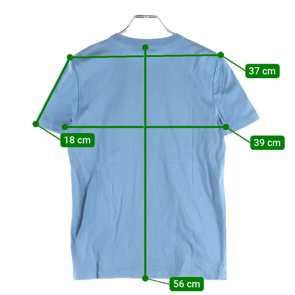 Loro Piana(ロロピアーナ) ロゴ刺繍 半袖Tシャツ クルーネックカットソー レディース ブルー