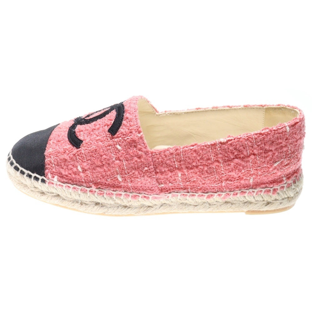 CHANEL(シャネル) ココマーク エスパドリーユ スリッポン ツイード