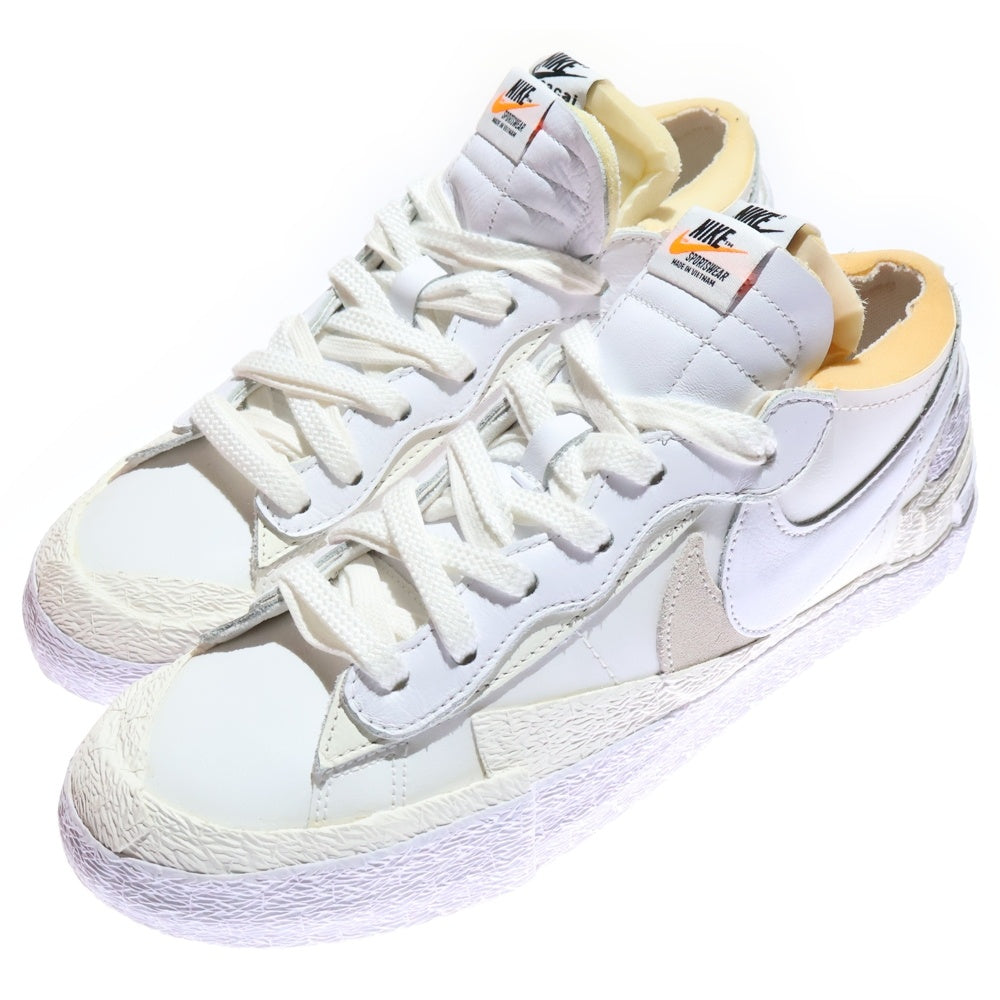 NIKE(ナイキ) ×sacai ブレーザー ローカットスニーカー パテント ホワイト DM6443-100 US9/27cm