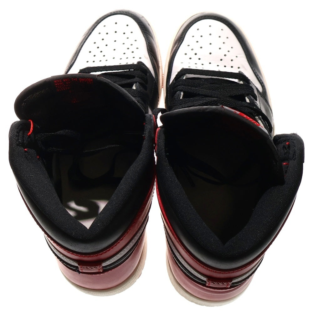 NIKE(ナイキ) Air Jordan 1 Retro High OG Black Toe Reimagined エアジョーダン1 レトロ OG ブラックトゥリイマジンド ハイカットスニーカー レッド US8.5/26.5cm DZ5485-106