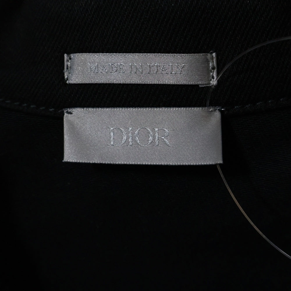 Dior HOMME(ディオールオム) ×KAWS 19SS Bee刺繍 トラッカーデニムジャケット ブラック 923C415W9493