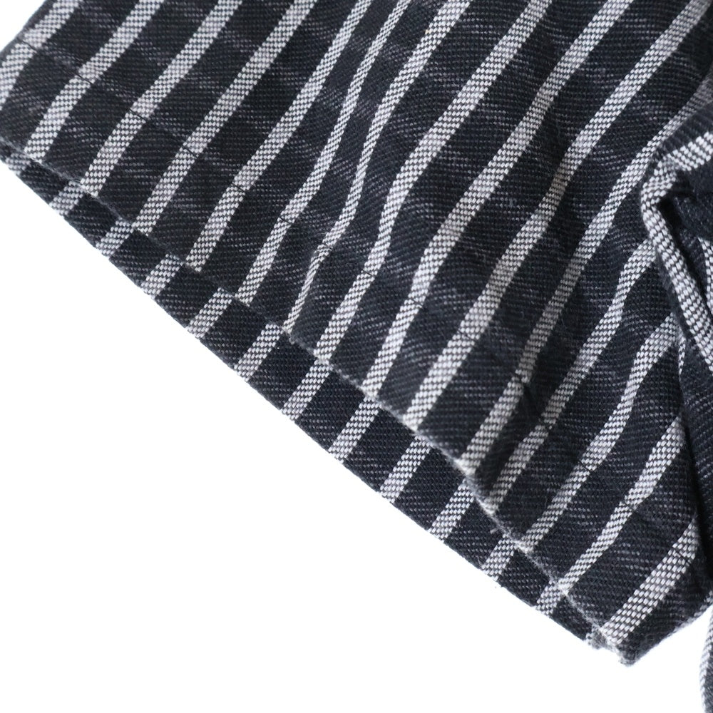 OFF-WHITE(オフホワイト) コットン チェッカー 半袖シャツ ブラック OMGA049S19D20021