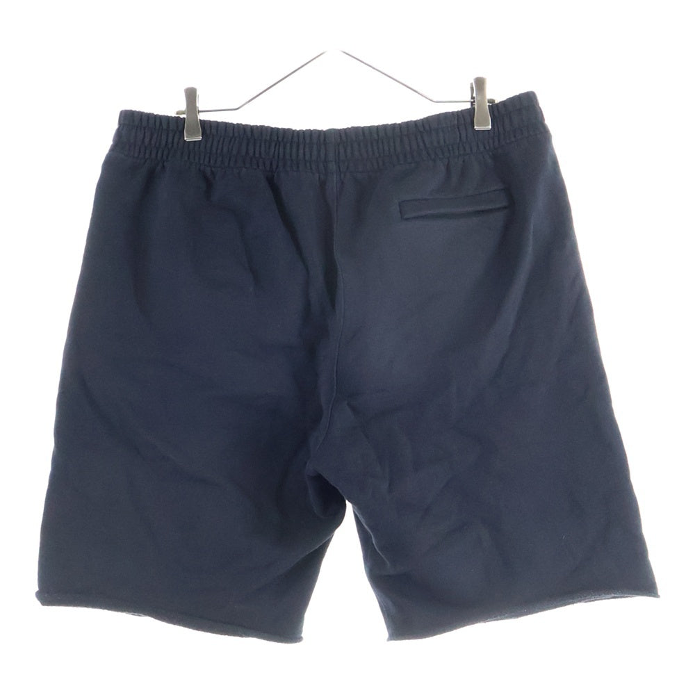 OFF-WHITE(オフホワイト) ラバーロゴプリント コットン スウェット ハーフパンツ ショーツ ブラック OMCI006S21FLE001