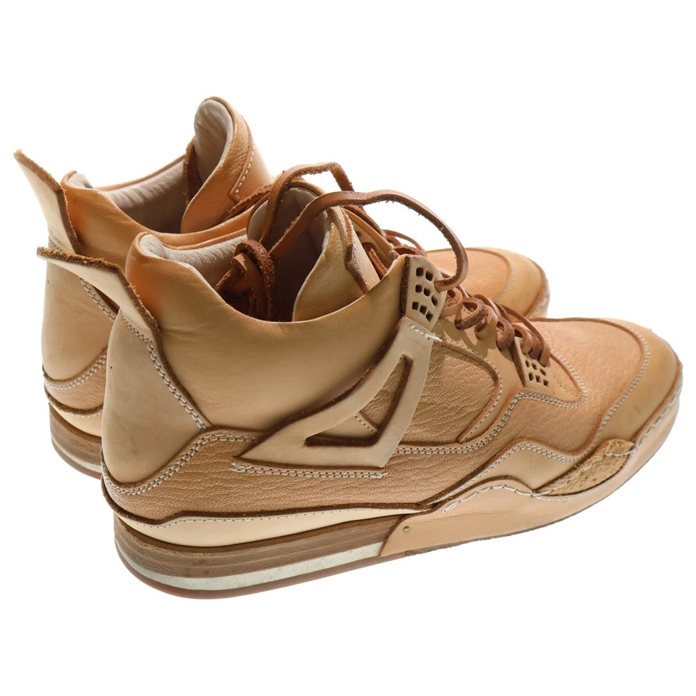 Hender Scheme(エンダースキーマ) mip-10 MANUAL INDUSTRIAL PRODUCT レザー ハイカットスニーカー ベージュ