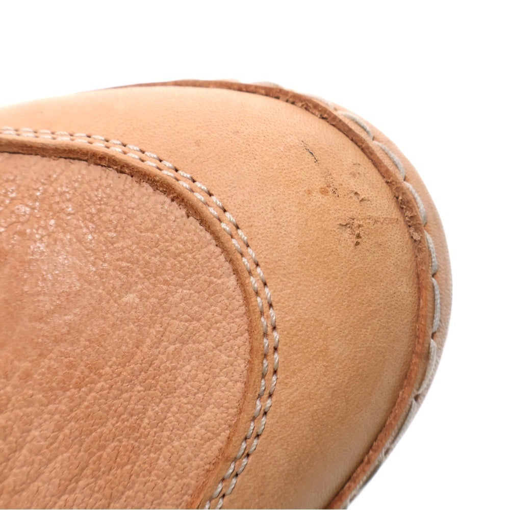 Hender Scheme(エンダースキーマ) mip-10 MANUAL INDUSTRIAL PRODUCT レザー ハイカットスニーカー ベージュ