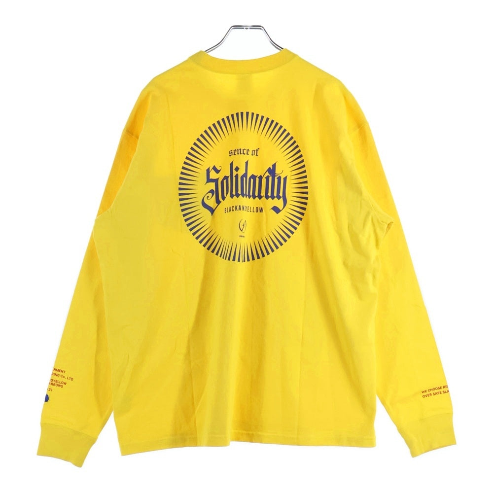 RATS(ラッツ) SOLIDARITY POCKET S/S TEE クルーネック 半袖Tシャツ イエロー