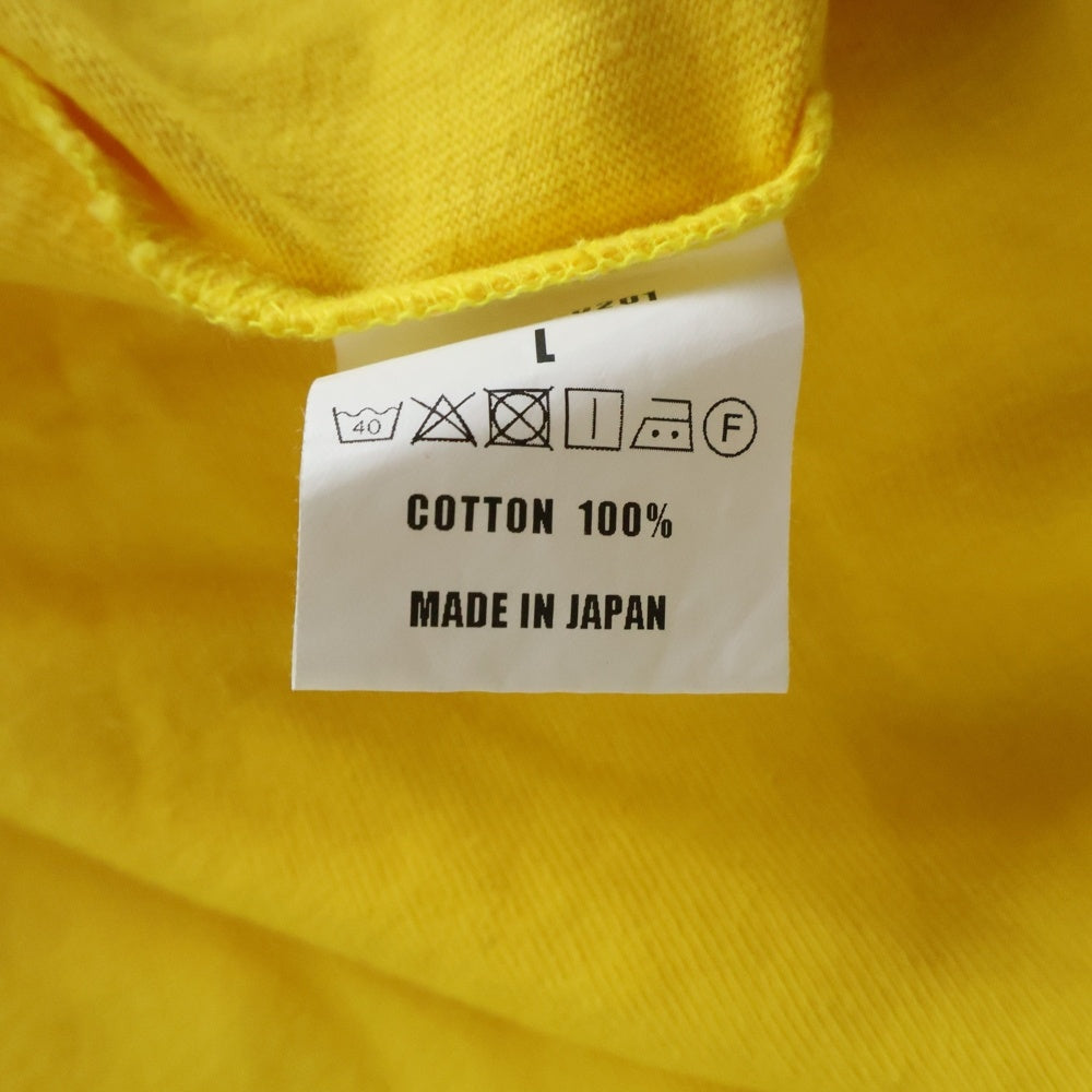 RATS(ラッツ) SOLIDARITY POCKET S/S TEE クルーネック 半袖Tシャツ イエロー