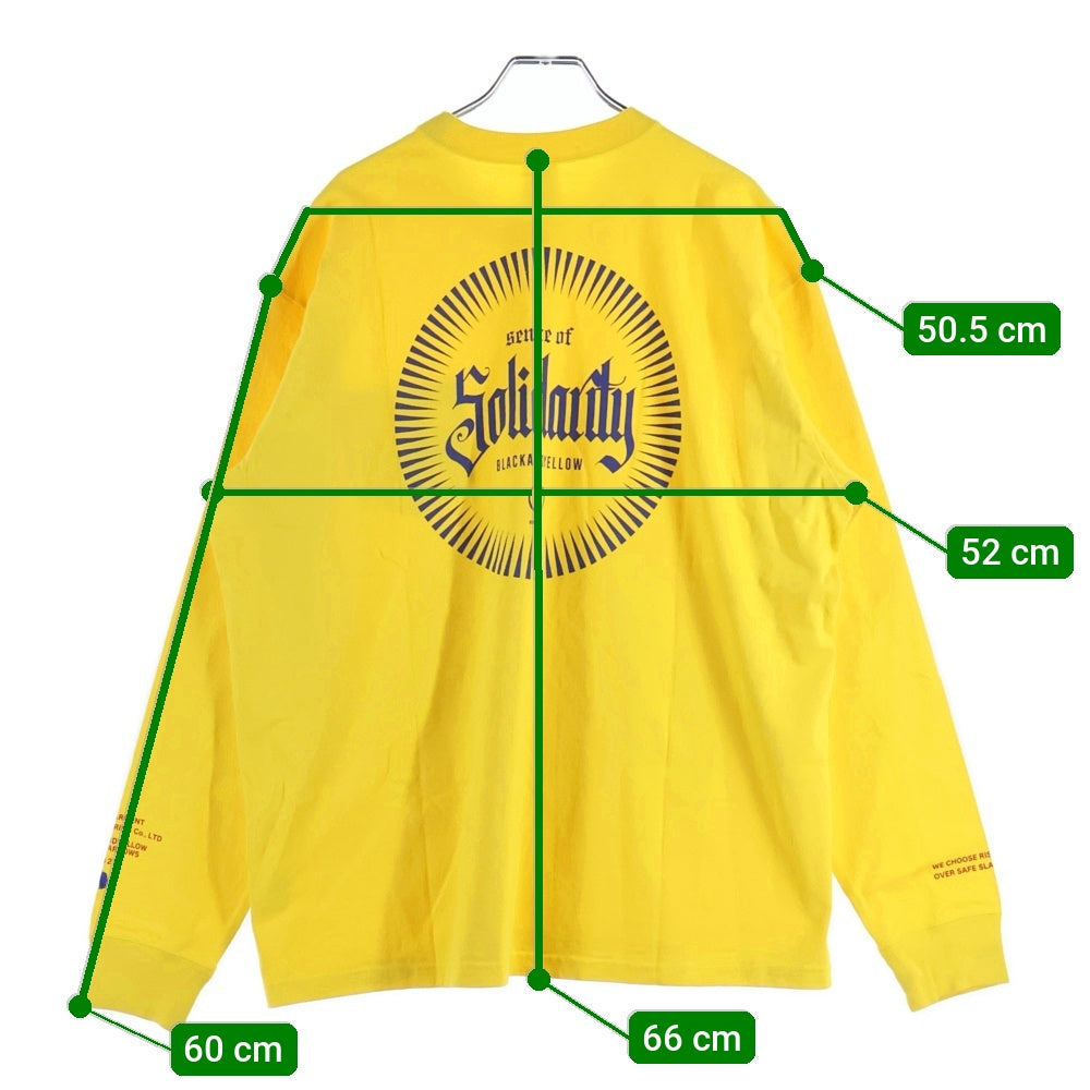 RATS(ラッツ) SOLIDARITY POCKET S/S TEE クルーネック 半袖Tシャツ イエロー