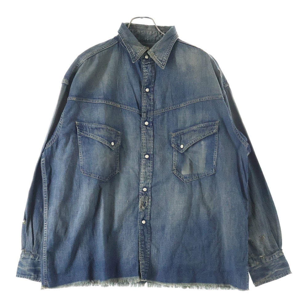 SAINT MICHAEL(セントマイケル) 23AW DENIM SHIRT 長袖 デニムシャツ