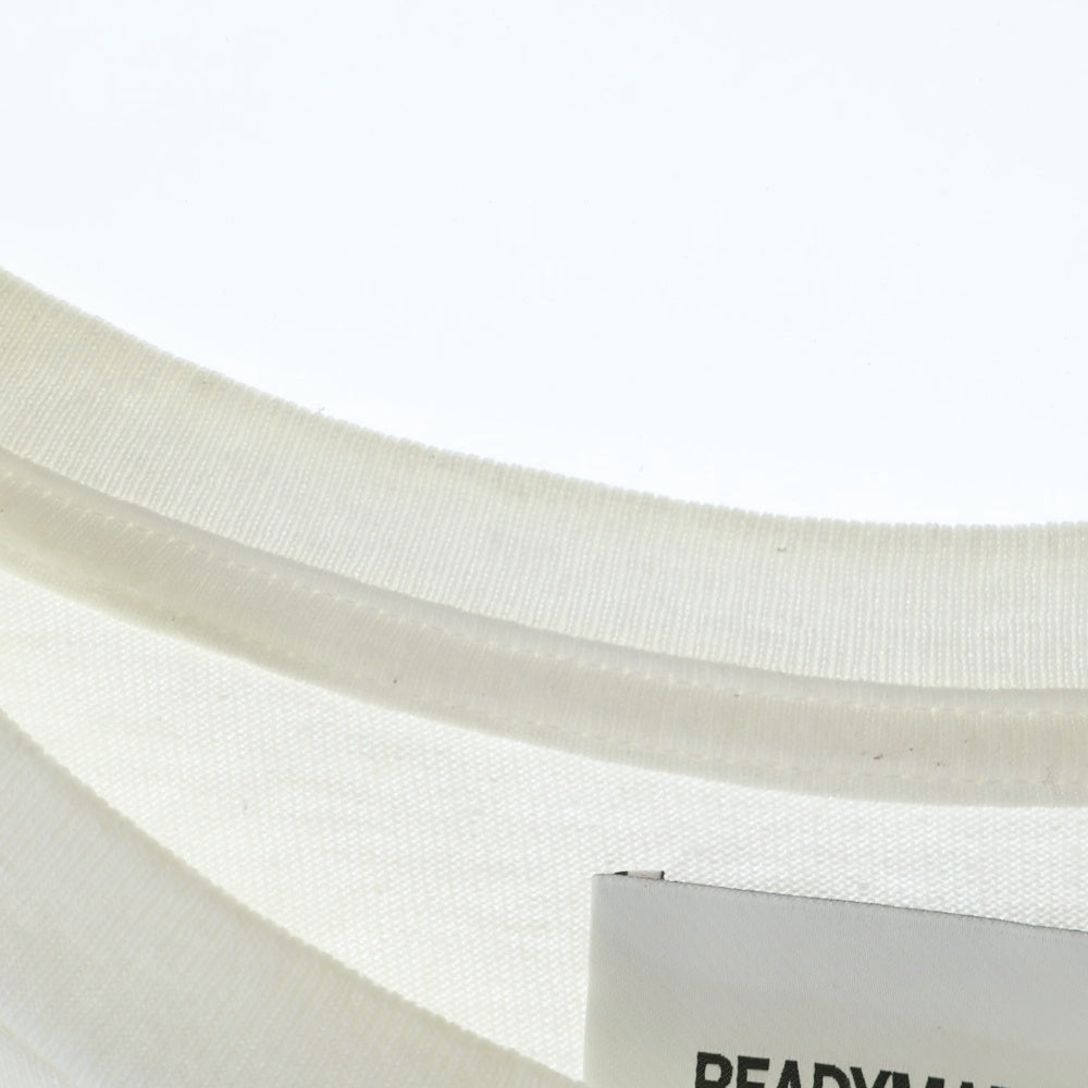 READY MADE(レディメイド) 20SS S/S SMILE PRINT TEE スマイルグラフィック ロゴプリント クルーネック半袖Tシャツ カットソー RE-CO-WH-00-00-130