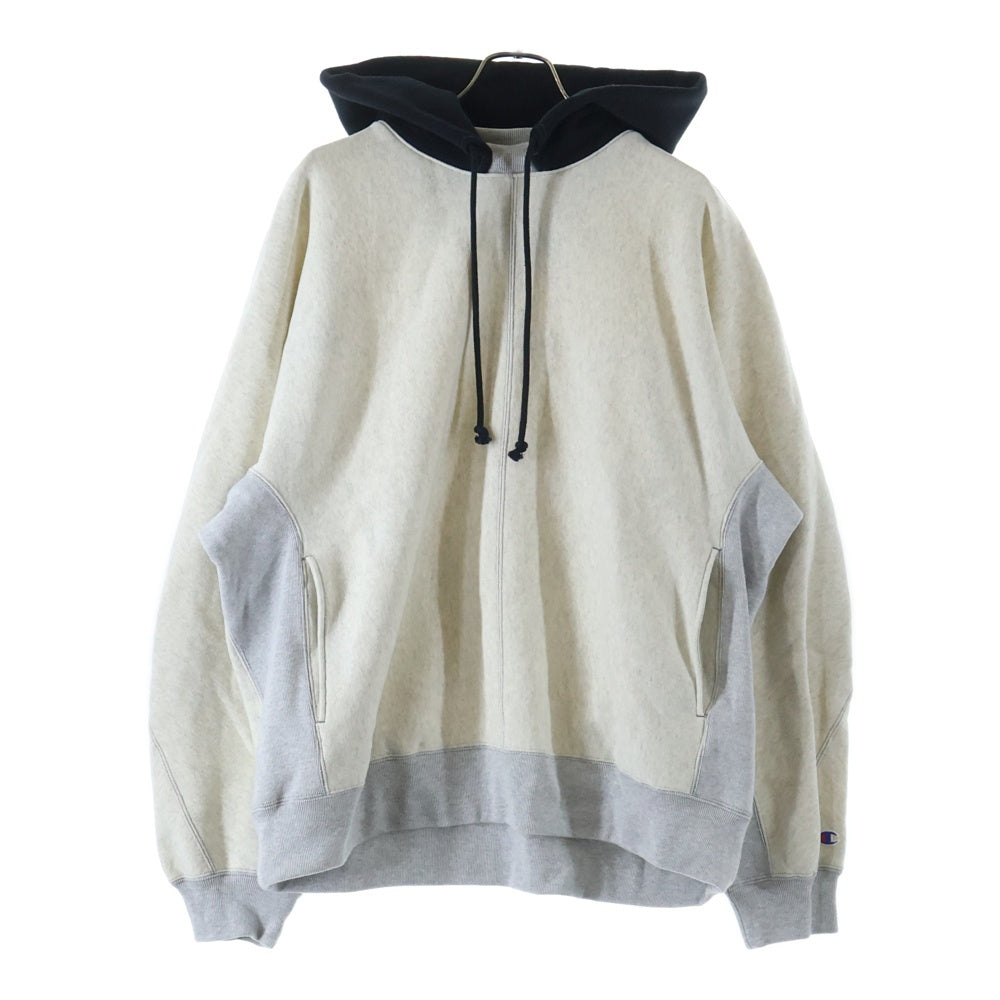 CHAMPION(チャンピオン) xN.HOOLYWOOD エヌハリウッド リバースウィーブ プルオーバーパーカー グレー/ブラック C8-Z109