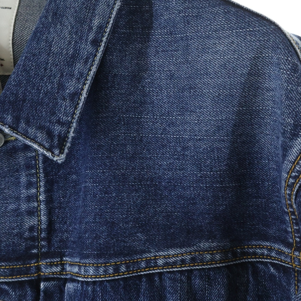 VISVIM(ヴィスヴィム) 23AW SS 101 JKT ペイント加工 デニムジャケット インディゴ 0123205006004
