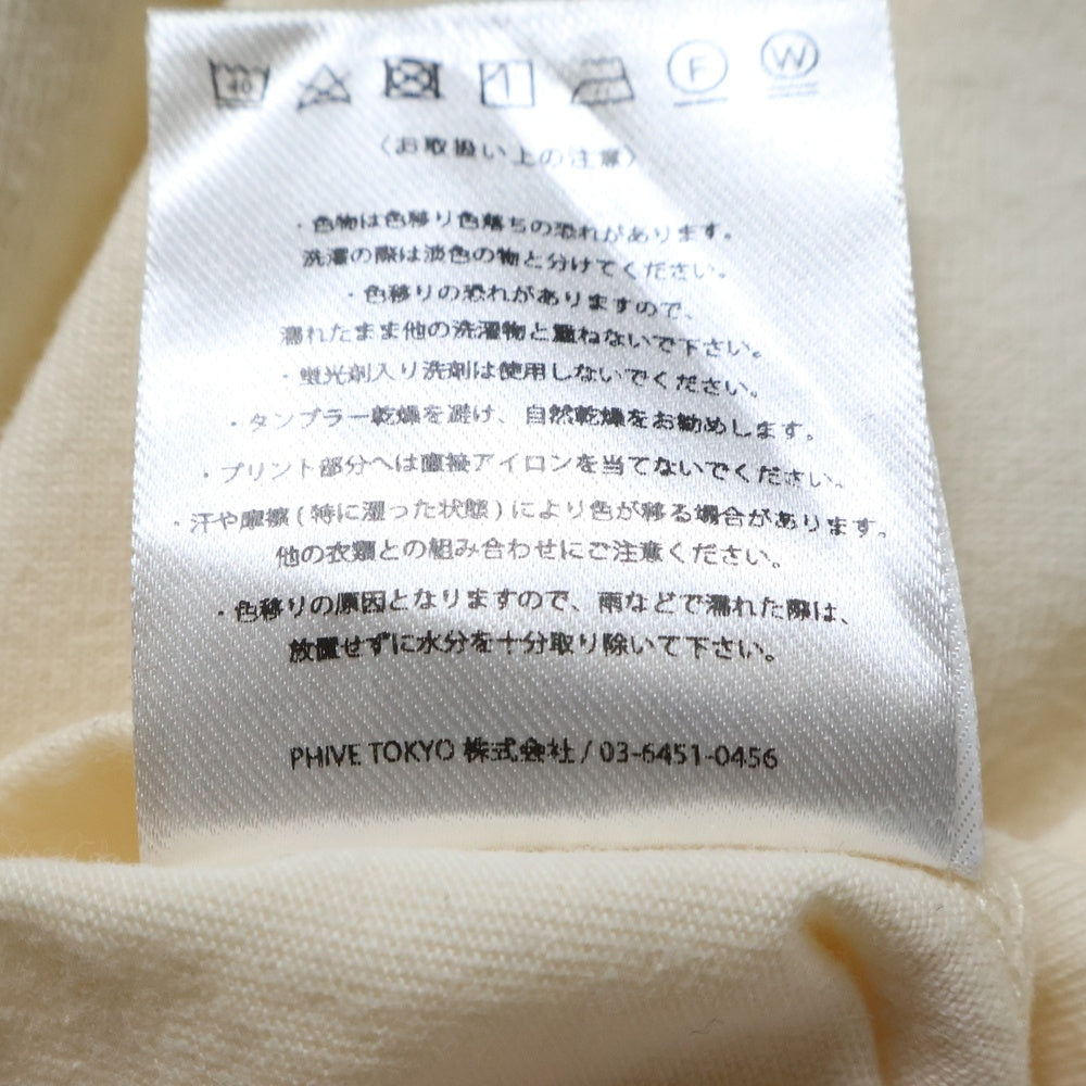 NO BRAND(ノーブランド) ROARK REVIVAL TASTE OF TAHITI TEE ロアーク リバイバル クルーネック 半袖Tシャツ ベージュ RTJM905