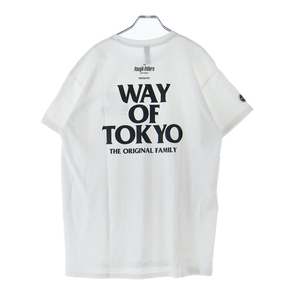 RATS(ラッツ) Rough Riders WAY OF TOKYO S/S TEE クルーネック 半袖Tシャツ ホワイト