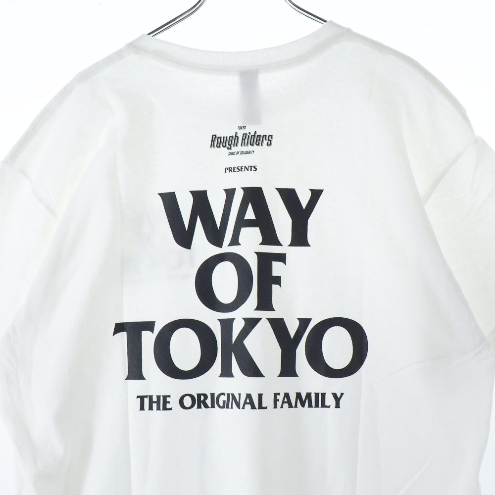RATS(ラッツ) Rough Riders WAY OF TOKYO S/S TEE クルーネック 半袖Tシャツ ホワイト
