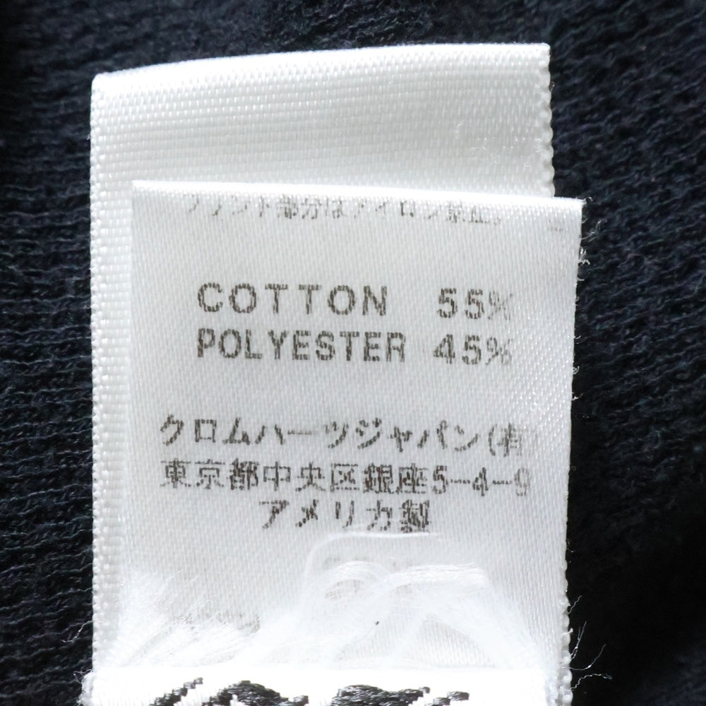 CHROME HEARTS(クロムハーツ) American Flag Thermal L/S Tee アメリカンフラッグ サーマルロングスリーブTシャツ 星条旗 ホースシュープリント ブラック