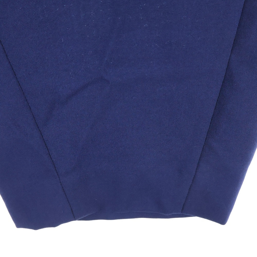 MARNI(マルニ) 24AW ウールトロピカルシャーリングテーパードパンツ ボタンフライ ウール レディース ネイビー PAMA0482UD