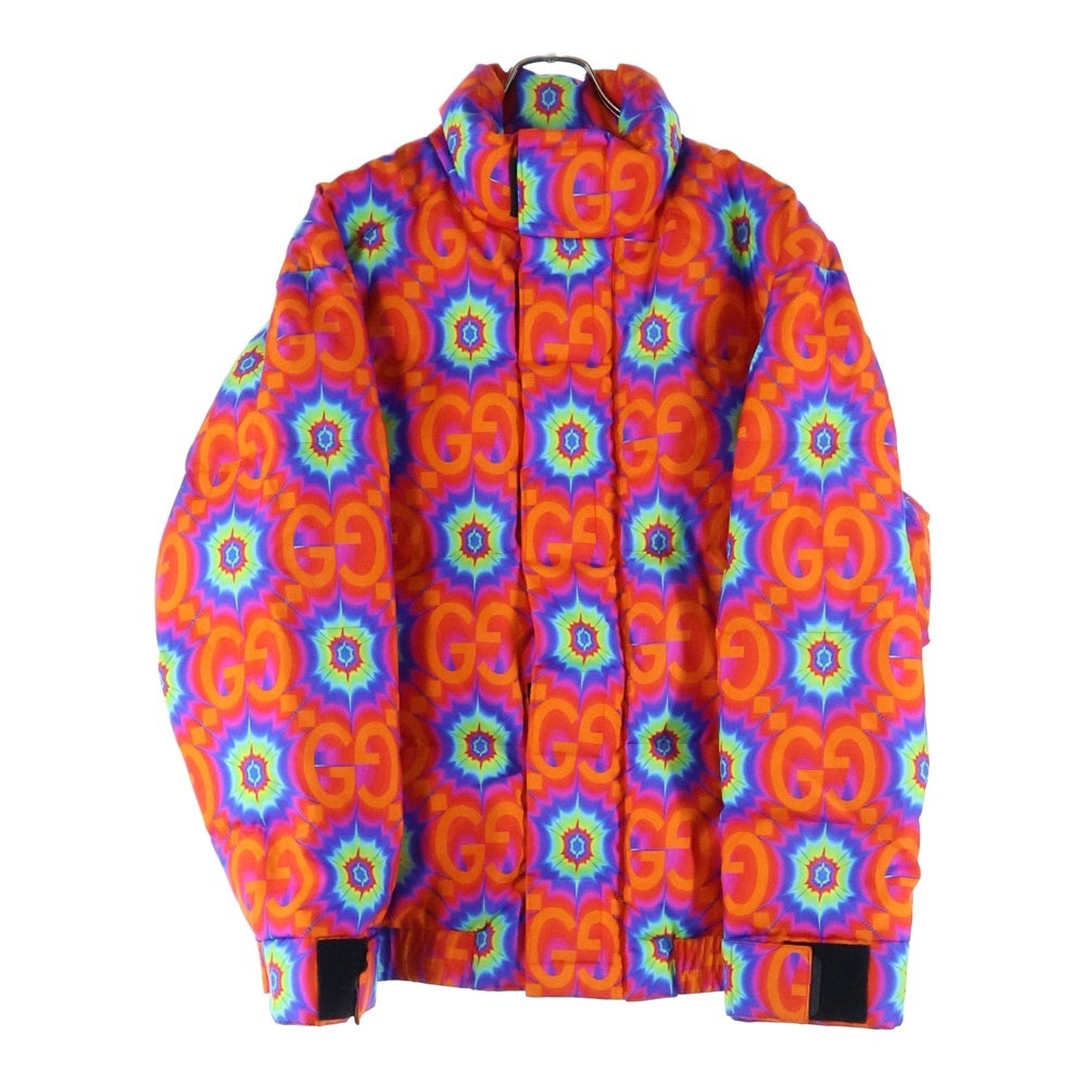 GUCCI(グッチ) GGスプリーム サイケデリック 総柄 ダウンジャケット