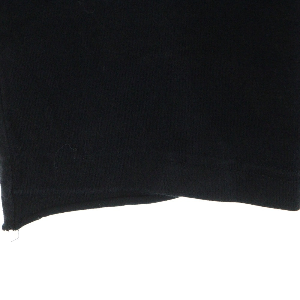 BALENCIAGA(バレンシアガ) 22SS アーチロゴ ユーズド加工 長袖 クルーネック Tシャツ ロンT ブラック 681046 TLVJ1