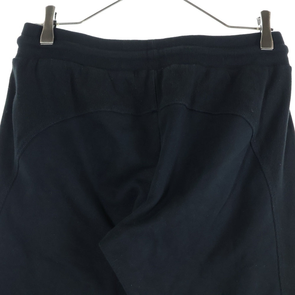 1 PIU 1 UGUALE 3 RELAX(ウノピゥウノウグァーレトレ) ジップロゴ スウェットロングパンツ ブラック USB-24079