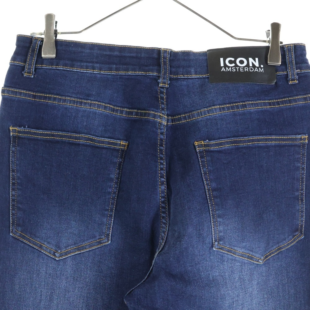 ICON(アイコン) ストレッチ スキニーデニムパンツ ジーンズ インディゴ