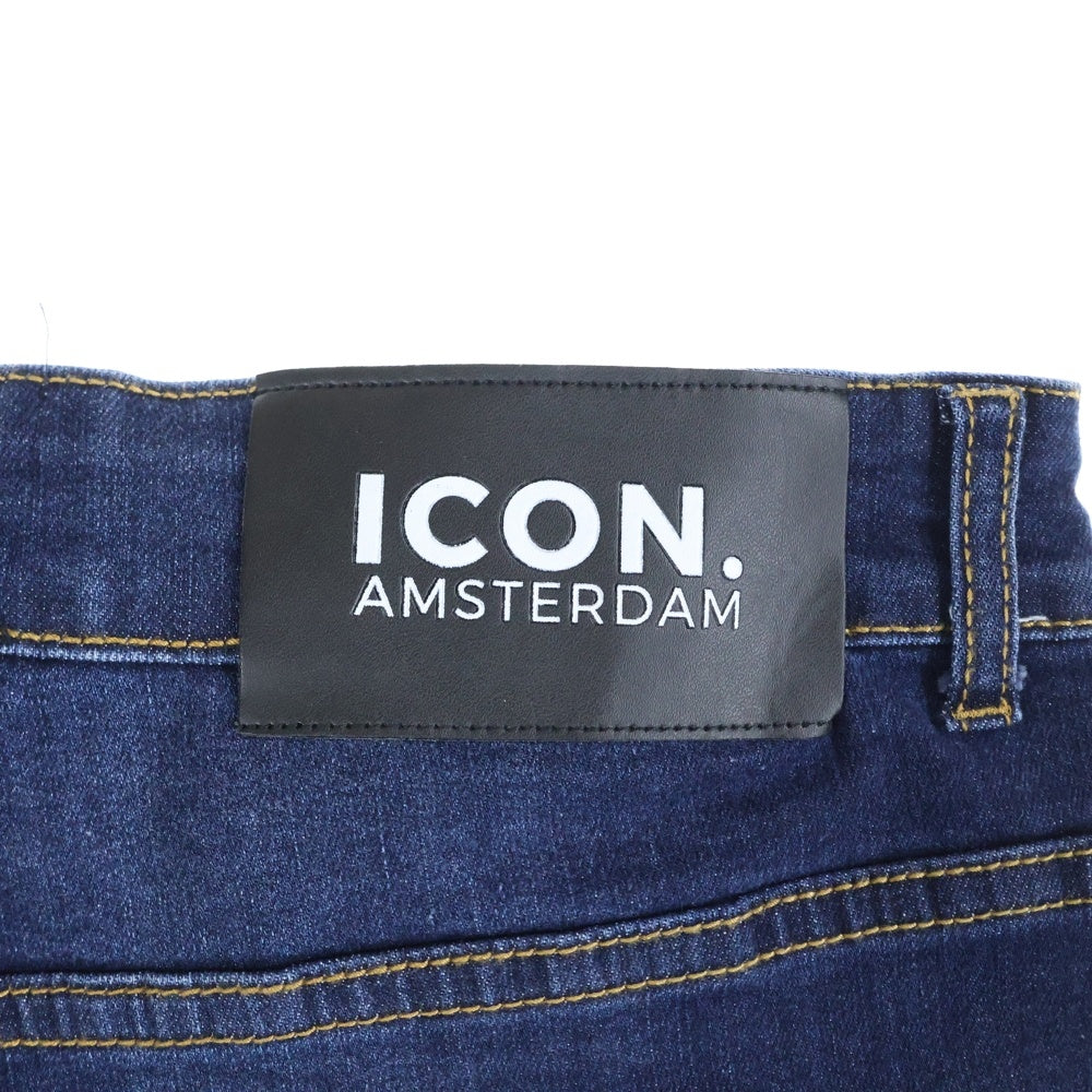 ICON(アイコン) ストレッチ スキニーデニムパンツ ジーンズ インディゴ