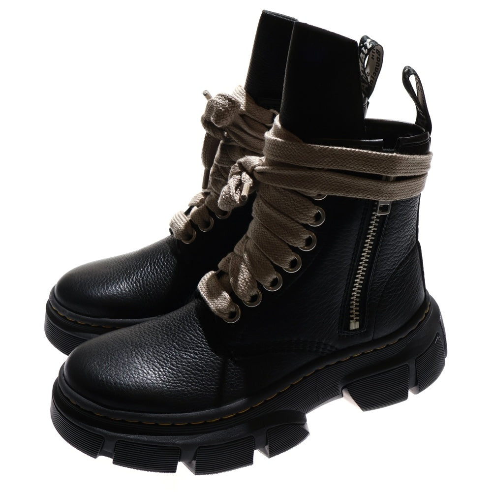Rick Owens(リックオウエンス) ×Dr.Martens 1460 JMB Lace R0 DMXL ドクターマーチン ジャンボレース ハイカットレザーブーツ 31755001 ブラック