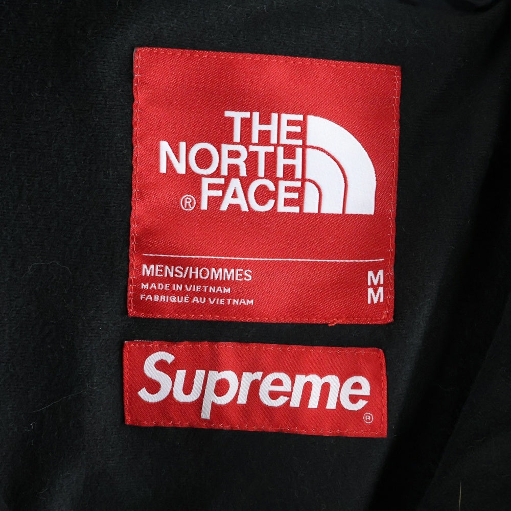 SUPREME(シュプリーム) 18AW ×THE NORTH FACE Leather Mountain Jacket ザノースフェイス レザーマウンテンジャケット ブラック NF0A3VJ8